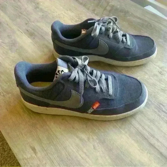 NIKE Court Vision Low Next Nature Thunder Blue Tennis shoe, sneakers, size 8.5 - Picture 1 of 6